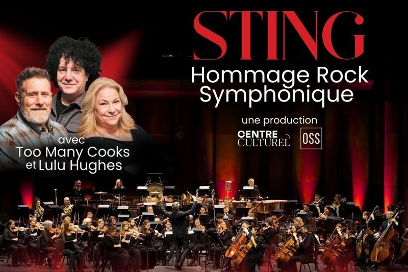STING – Hommage Rock Symphonique : au Centre culturel de l’Université de Sherbrooke